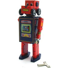 Htun Yetişkin Koleksiyonu Retro Rüzgar Oyuncak Metal Teneke Arama ve Kurtarma Robot Köpek Araba Clockwork Oyuncak Şekil Modeli Vintage Oyuncak Hediye | Rüzgar Oyuncaklar (Yurt Dışından)