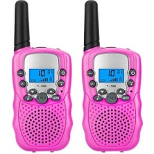 Htun Çocuklar Walkie-Talkies, 3 Km Açık Kablosuz Sohbet (Siyah) (Yurt Dışından)