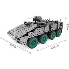 Htun 797 Adet 3D Mekanik Zırhlı Araç Bulmaca Modeli Kiti Metal Montaj Oyuncak Çocuklar Için Yetişkin Yaratıcı Hediyeler | Model Yapı Kitleri (Yurt Dışından)