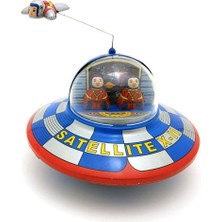 Htun [en Iyi] Yetişkin Koleksiyonu Retro Rüzgar Up Oyuncak Metal Teneke Ufo Uzay Gemi Astronot Spaceman Clockwork Oyuncak Şekil Modeli Vintage Oyuncak | Rüzgar Up Oyuncaklar (Yurt Dışından)