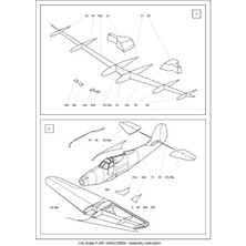 Htun Dıy 1:32 P 39 Q 25 Airacobra Fighter Uçak Uçak Kağıt Modeli Monte El Çalışma 3D Bulmaca Oyunu Çocuk Oyuncak | Uçak Kağıt Modeli | Kağıt Modelaircraft Kağıt (Yurt Dışından)