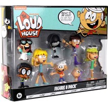 Htun Figure Oyuncaklar 8 Parça / Set Lincoln Clyde Lori Lily Leni Lucy Lisa Luna Rakam Oyuncaklar Çocuklar Için Noel Hediyesi | Aksiyon Figürleri (Yurt Dışından)