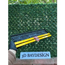 3D Bay Design Dudak Pleksi Plakalık 2 Adet Büyük