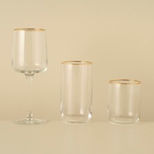 Bella Maison Premium Bardak-Kadeh Set 18'li Gold