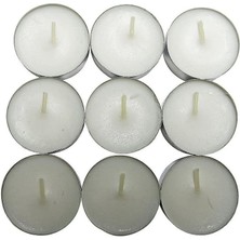 Hellove Kokusuz Küçük Renkli Mum 16 Lı Tealight Mum Dekoratif Mum