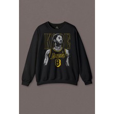 So Cool Kobe Bryant Los Angeles Lakers No 8 Basketball Baskılı Sweatshirt