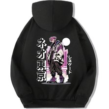 BRZ Collection Unisex Çocuk Tokyo City Vs Man Hoodie Sweat