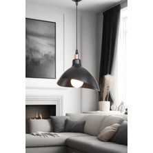 Lumen İstanbul Esta Tekli Siyah Avize