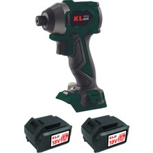 KL Pro  KLDV18BH-50 18V/5.0 Ah 220NM Kömürsüz Şarjlı Torklu Darbeli Vidalama