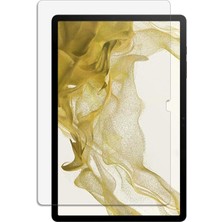 Ukscase Samsung Galaxy Tab S9+ / S9 Fe+ Uyumlu Şeffaf Silikon Kılıf + Kırılmaz Nano Cam Ekran Koruyucu