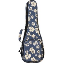 Fenteer Ukelele Soprano Konseri Tenor Omuz Çantası Için Taşıma Çantası Kalın Iklı 26 Inç Mavi (Yurt Dışından)