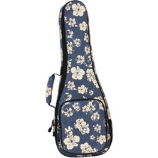 Fenteer Ukelele Soprano Konseri Tenor Omuz Çantası Için Taşıma Çantası Kalın Iklı 26 Inç Mavi (Yurt Dışından)