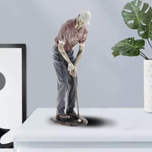 Seasong Ecorative Golfçü Heykeli Süsleme Heykel Ecoration Tahsil D (Yurt Dışından)