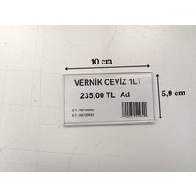 Özfiliz Mağaza Ekipmanları 10 x 5 5 cm Yapışkanlı Raf Depo 10 x 5 6 cm Profil Pvc