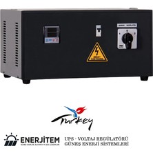 Enerjitem Regülatör 10 Kva Monofaze Servo Kontrollü Voltaj Regülatörü, 10 Kva Regülatör