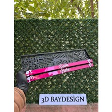 3D Bay Design Barbie Pleksi Plakalık 2 Adet Büyük