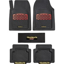 Trakmats Volkswagen Passat B5 Sedan 2001 Universal  Lüks Yumuşak Kırmızı