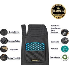 Trakmats Renault Zoe  2017 Universal Lüks Yumuşak Mavi