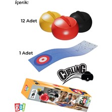 Go Toys Mini Curling Ekransız Vakit Geçirme Aktivitesi Aile Etkileşimi Kutu Oyunu