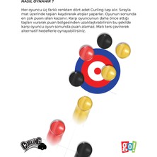 Go Toys Mini Curling Ekransız Vakit Geçirme Aktivitesi Aile Etkileşimi Kutu Oyunu