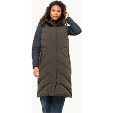 Jack Wolfskin Marıenplatz Vest W Kadın Kahverengi Yelek 1207461-5719
