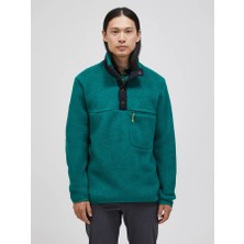 Peak Performance Fleece Snap Erkek Yeşil Outdoor Polar.30178