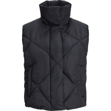Jack & Jones Hype Short Quılted Vest Otw Kadın Siyah Mont 12236460-02