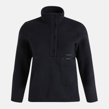 Peak Performance W Fleece Snap T-Neck Erkek Siyah Polar G78130100-10011