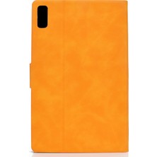 Sunsky Lenovo Sekmesi Için Cowhide Doku Pu Deri Kılıf P11 Gen 2 Khaki (Yurt Dışından)