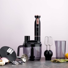 Schafer Chef Blend Mega Blender Set Siyah Rosegold