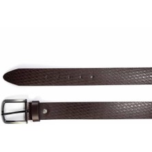 Bambi Kahve Baskılı Leather Erkek Kemer U08657019503