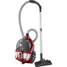 Fakir Range Broom Premıum Kırmızı 890W Toz Torbasız Süpürge Geniş Hacim Xl