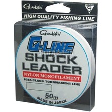 Gamakatsu Gama Glıne Shock Leader 0.37MM 50M
