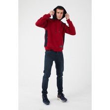 Uniqroy Içi Polarlı Regular Fit Standard Kesim Kanguru Cepli Basic Kapüşonlu Sweatshirt