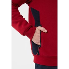 Uniqroy Içi Polarlı Regular Fit Standard Kesim Kanguru Cepli Basic Kapüşonlu Sweatshirt