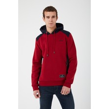 Uniqroy Içi Polarlı Regular Fit Standard Kesim Kanguru Cepli Basic Kapüşonlu Sweatshirt