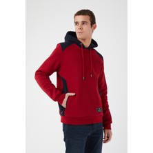 Uniqroy Içi Polarlı Regular Fit Standard Kesim Kanguru Cepli Basic Kapüşonlu Sweatshirt