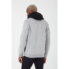 Uniqroy Içi Polarlı Regular Fit Standard Kesim Kanguru Cepli Basic Kapüşonlu Sweatshirt