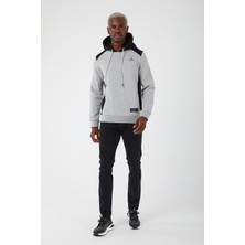 Uniqroy Içi Polarlı Regular Fit Standard Kesim Kanguru Cepli Basic Kapüşonlu Sweatshirt