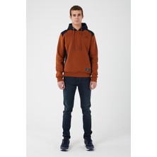 Uniqroy Içi Polarlı Regular Fit Standard Kesim Kanguru Cepli Basic Kapüşonlu Sweatshirt