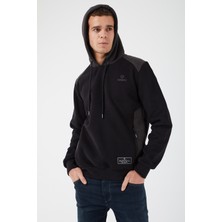 Uniqroy Içi Polarlı Regular Fit Standard Kesim Kanguru Cepli Basic Kapüşonlu Sweatshirt