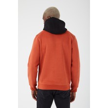 Uniqroy Içi Polarlı Regular Fit Standard Kesim Kanguru Cepli Basic Kapüşonlu Sweatshirt