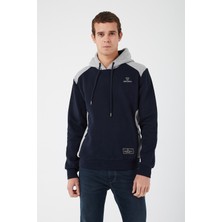 Uniqroy Içi Polarlı Regular Fit Standard Kesim Kanguru Cepli Basic Kapüşonlu Sweatshirt