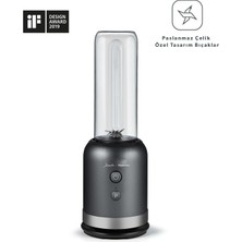 Jumbo x Homend Artfood 7025H Personel Smoothie Blender Antrasit