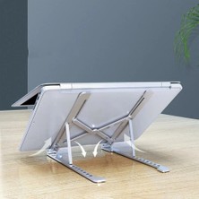 Eco Center Jx-18 Laptop Stand Macbook Notebook Katlanabilir Taşınabilir Metal Standı,taşınabilir Laptop Standı