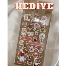 Hillshine Renkli Tasarımlı Cırtlı Siyah Zarf Defter ve Sticker Hediyeli