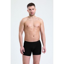 Mısırlı Erkek Pamuklu Beli Lastikli 2'li Siyah/siyah Boxer - M Bxr-Ss-4