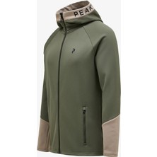 Peak Performance Rider Zip Hood Erkek Yeşil Sweatshirt G79437040-30228