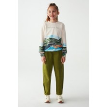 NK Kız Çocuk Tasarım Camping Sweatshirt