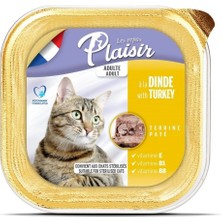 Plaisir Pate Hindili Kedi Konservesi 100 gr ( 9ADET )